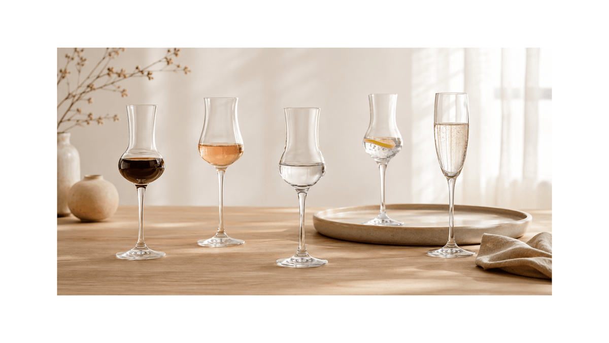 Verres à grappa