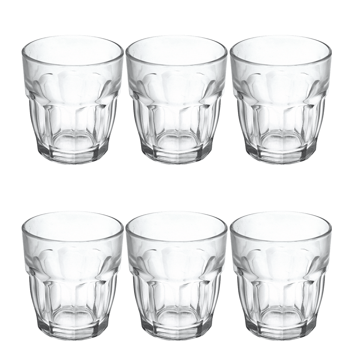 Bormioli Rocco Rock Bar Tumbler 20 Cl Stapelbaar - 6 Stuks - Glazen.nl