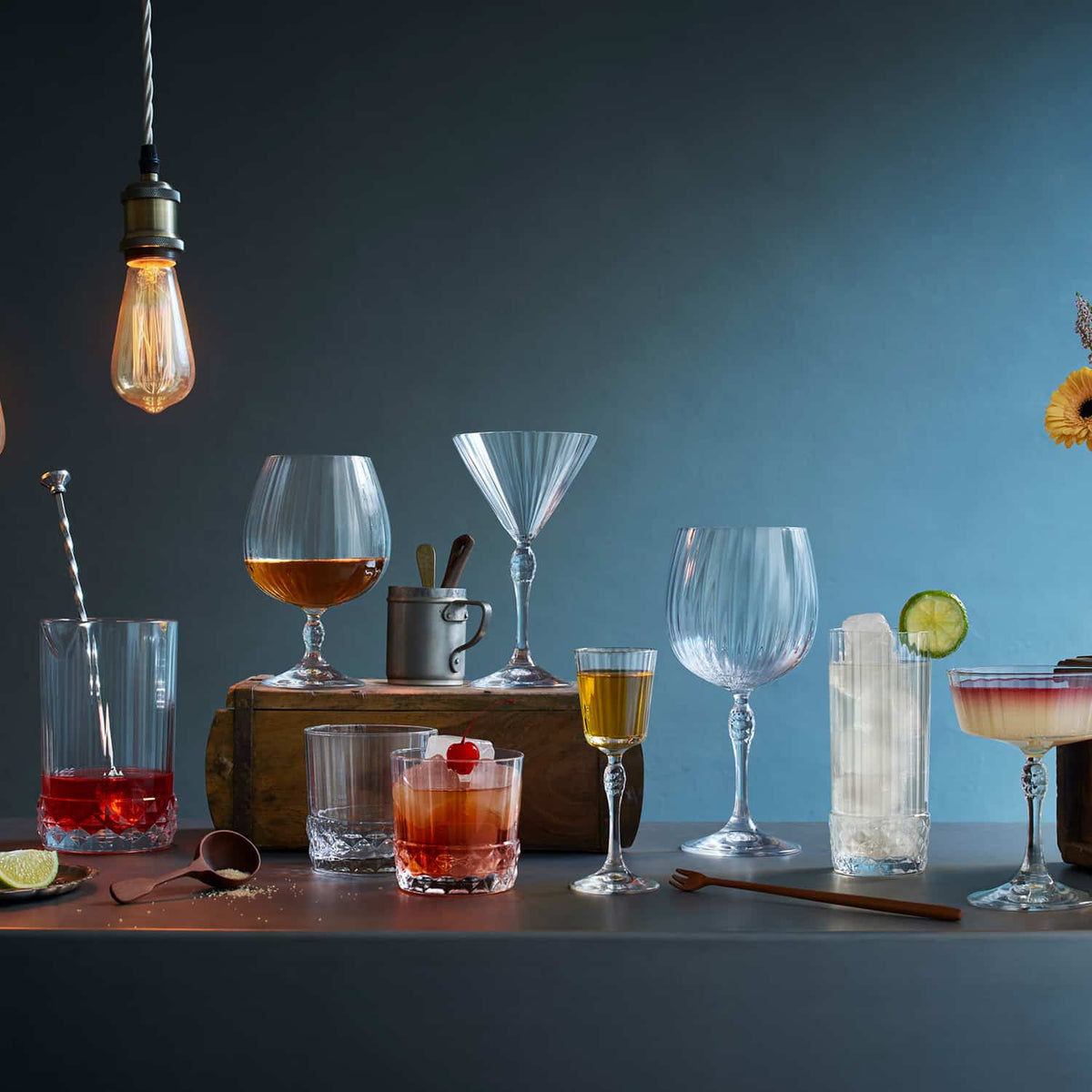 Bormioli Rocco America'20S Longdrinkglas 49 Cl Roze - 6 Stuks - Glazen.nl