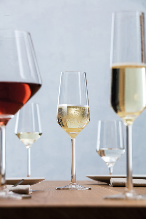 Zwiesel Glas Belfesta Champagne Glass 21,5 Cl with Mousse Point - 6 Pieces