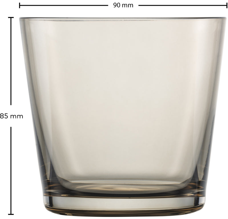 Zwiesel Glas Together Wasserglas 36,7 Cl Taupe – 4 Stück