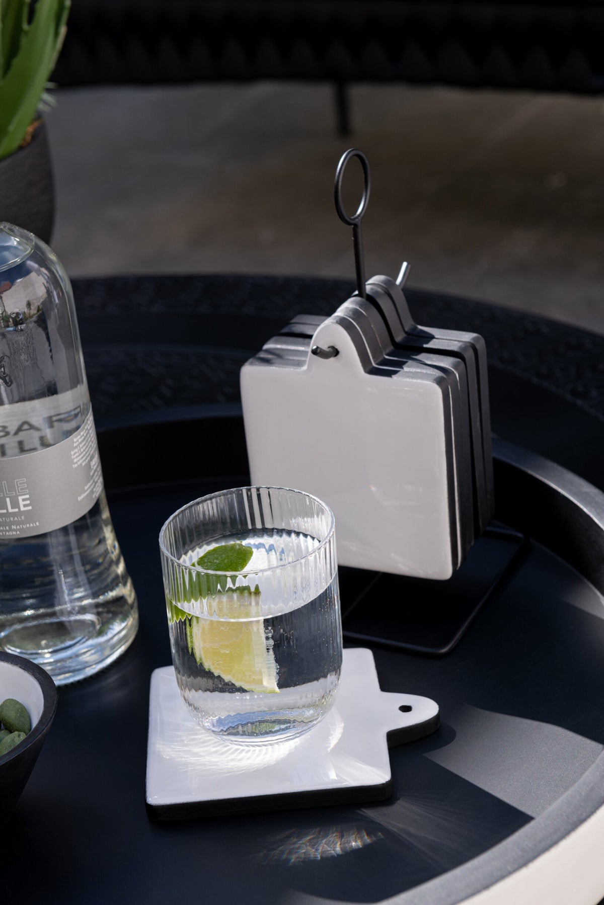 J-Line Kyle Wasserglas 26 Cl Transparent