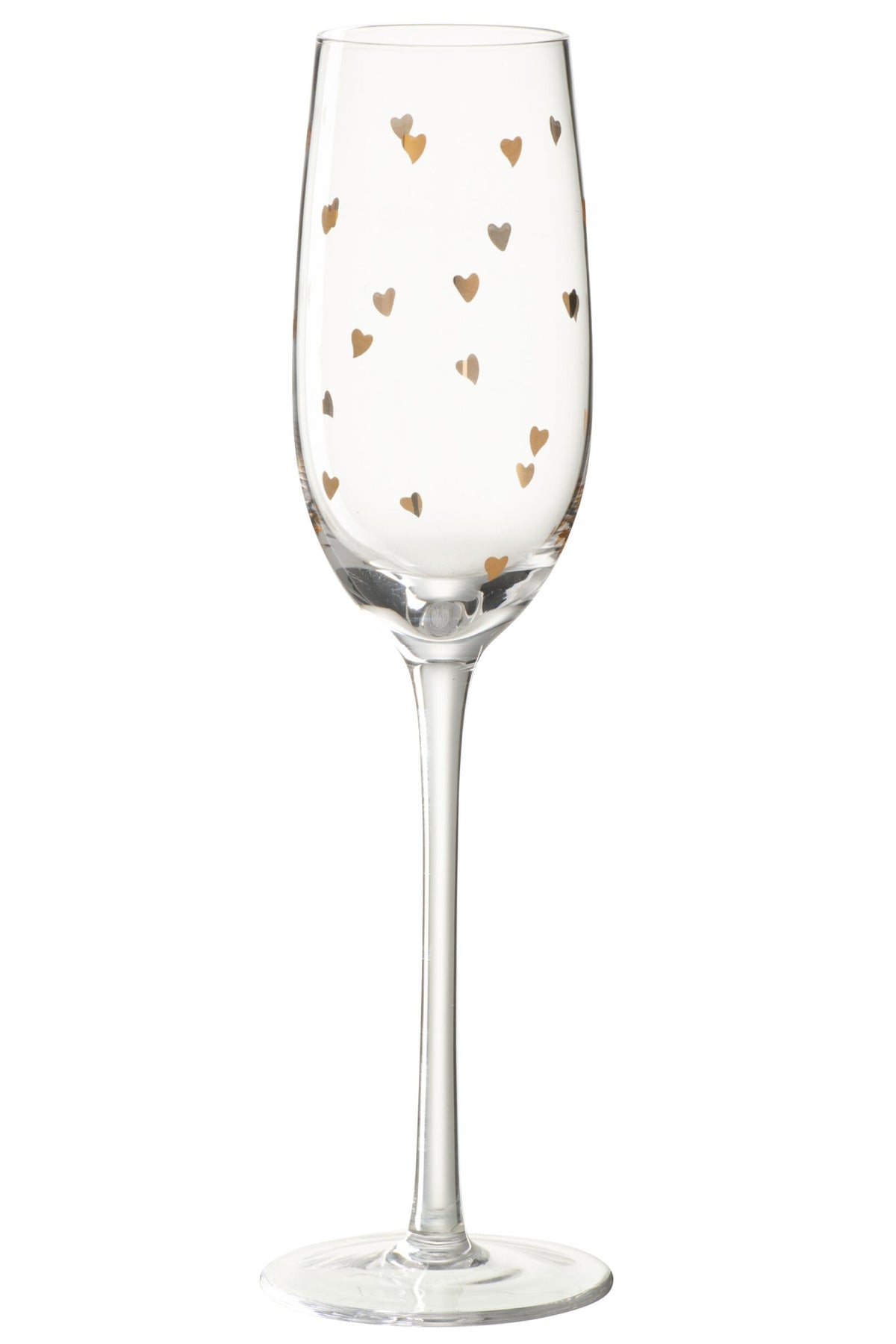 J-Line Champagnerglas 22 cl Hart Transparent/Gold