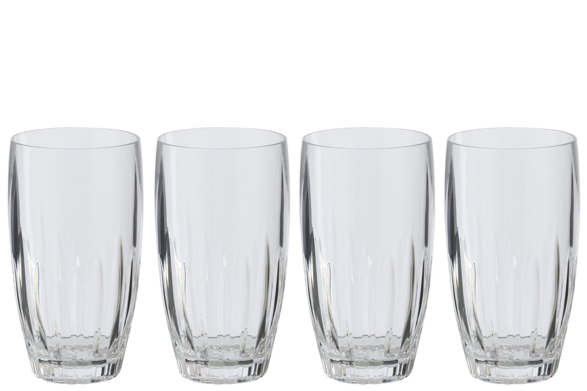 J-Line Verre à cocktail 68 Cl en acrylique transparent - 4 pièces