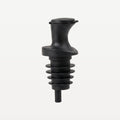 Professional Bar Pour & Seal Pourer with Stopper, Black – 12 Pieces