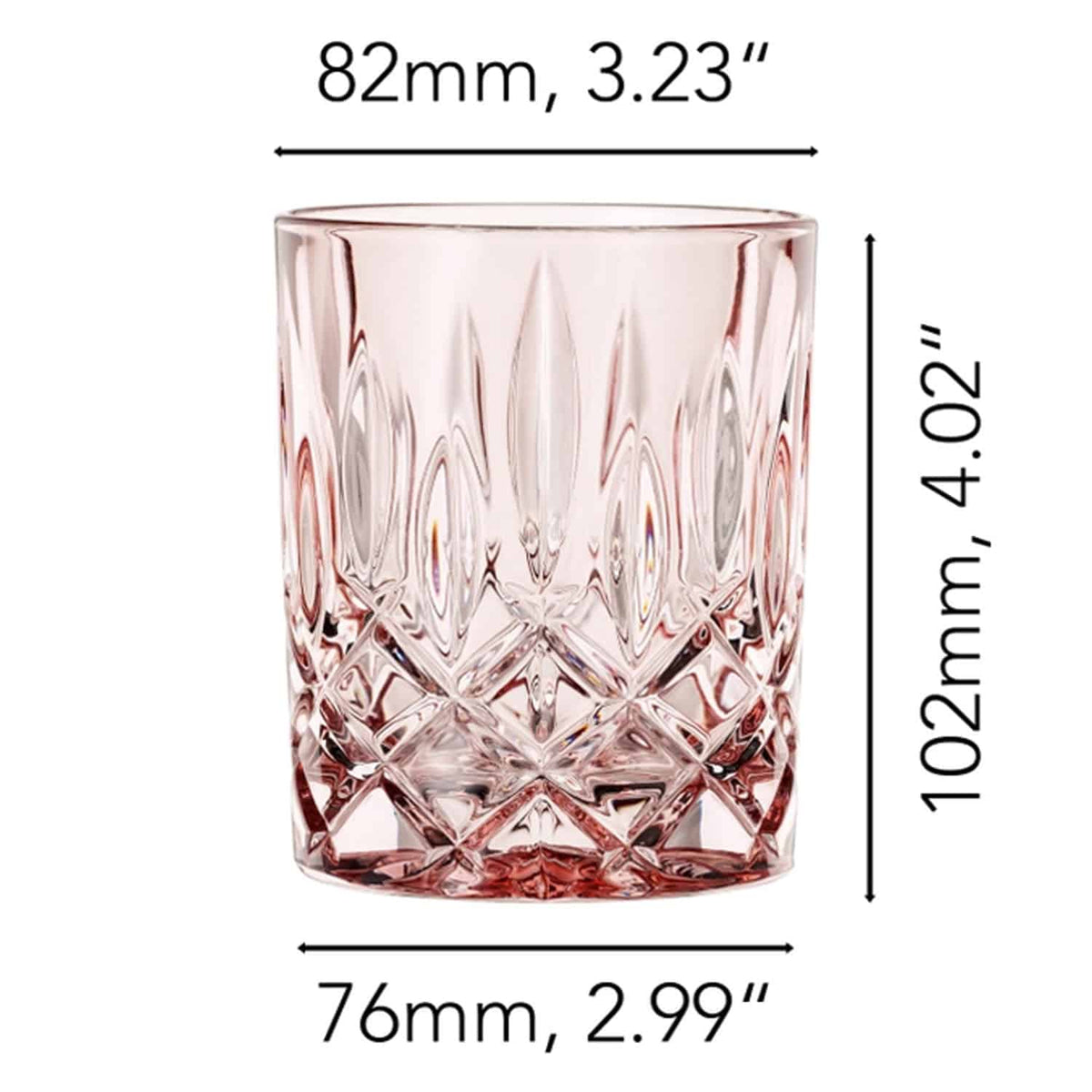 Nachtmann Noblesse Tumbler 29,5 Cl Roze - 2 Stuks - Glazen.nl