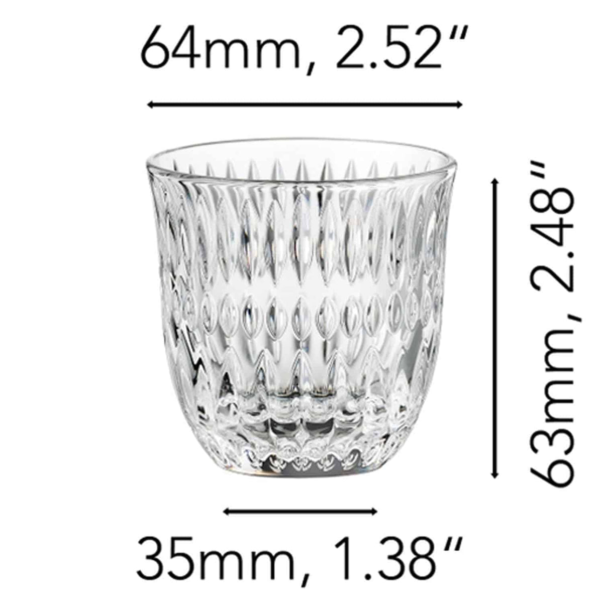 Nachtmann Ethno Barista Espressoglas 9 Cl - 12 Stuks - Glazen.nl
