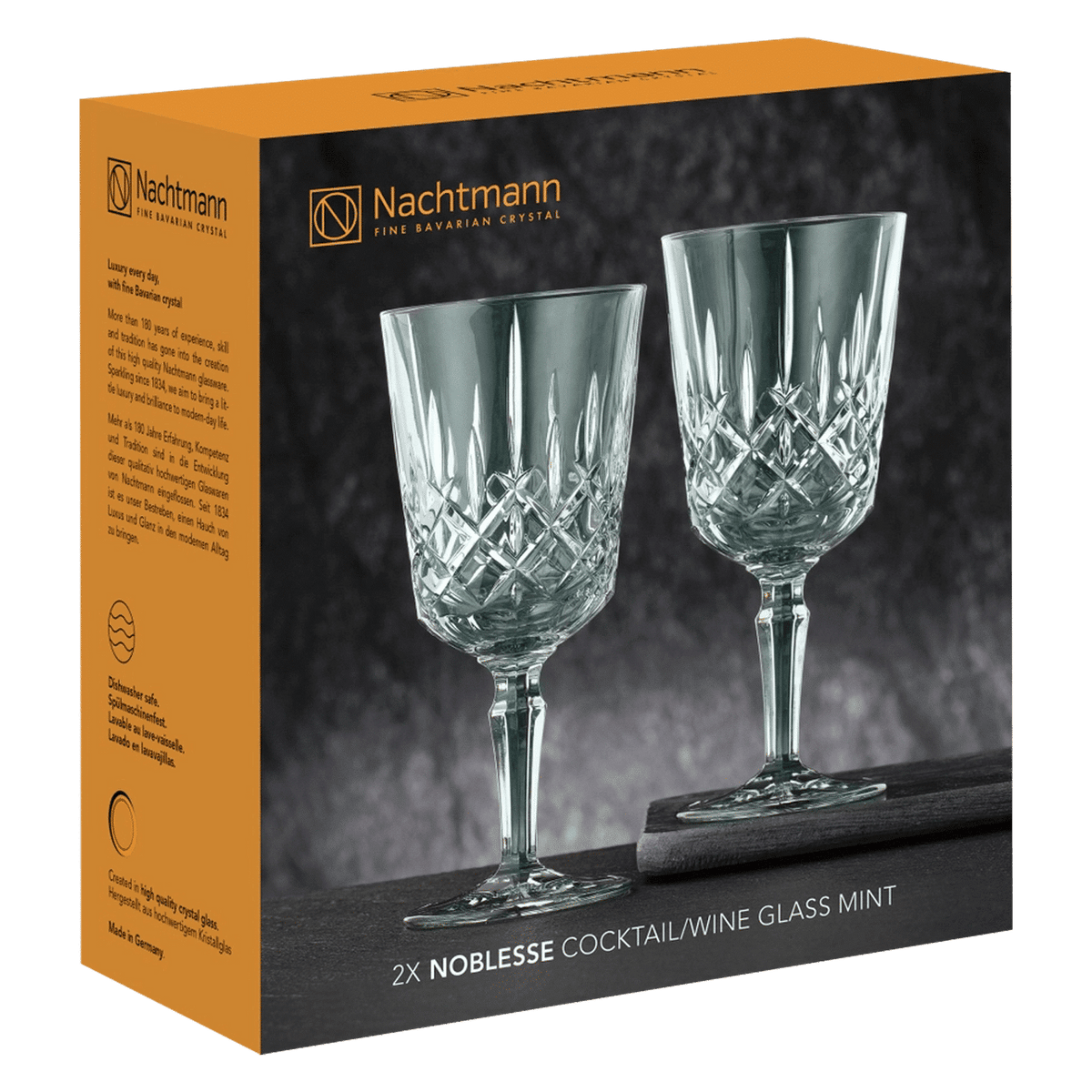 Nachtmann Noblesse Wijnglas 35,5 Cl Groen - 2 Stuks - Glazen.nl