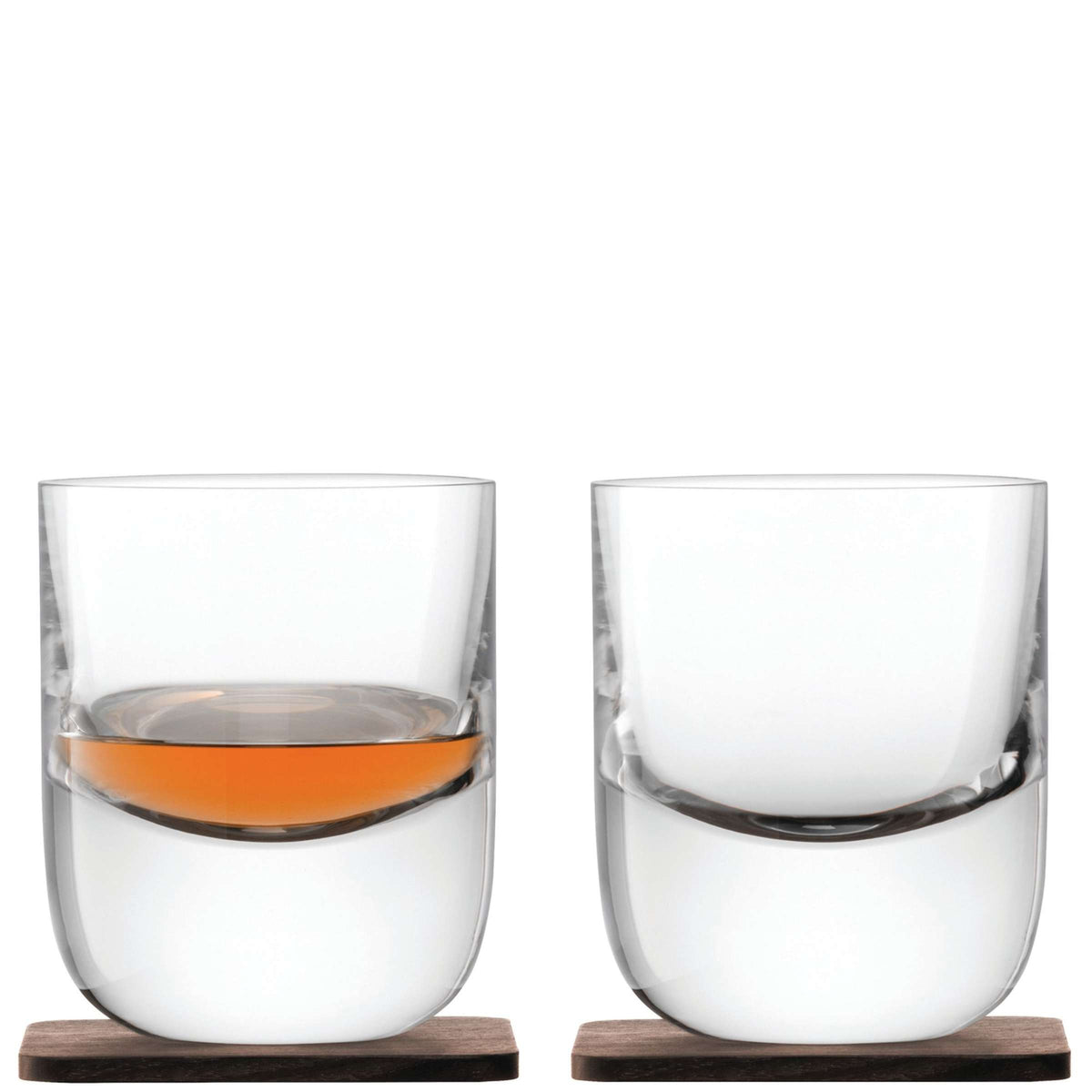 L.S.A. Whisky Tumbler 27 Cl mit Untersetzer - 2 Stück