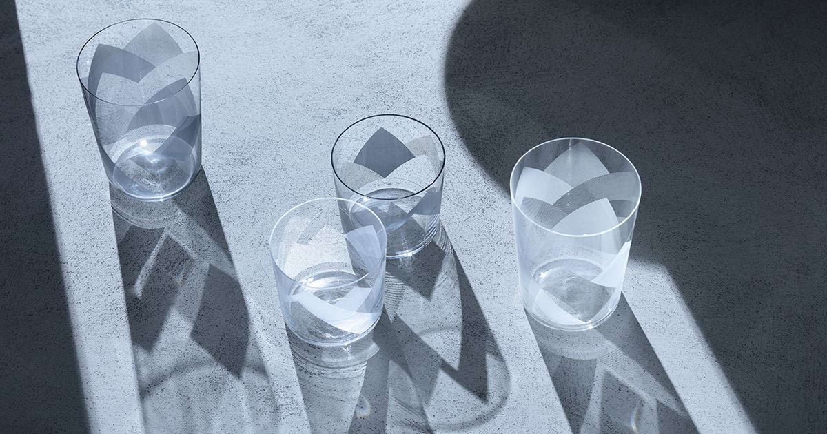 L.S.A. verre tumbler Peaks 31 Cl blanc - 4 pièces