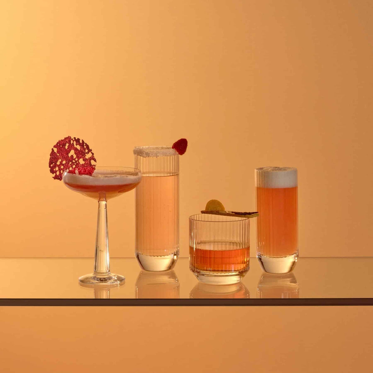 Nude Glass Big Top Tumbler 27 Cl - 4 Stuks - Glazen.nl
