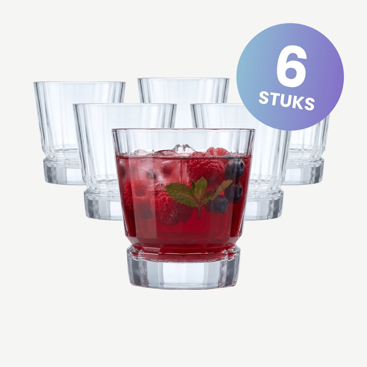 Eclat Macassar Tumbler 32 Cl - set van 6 glazen