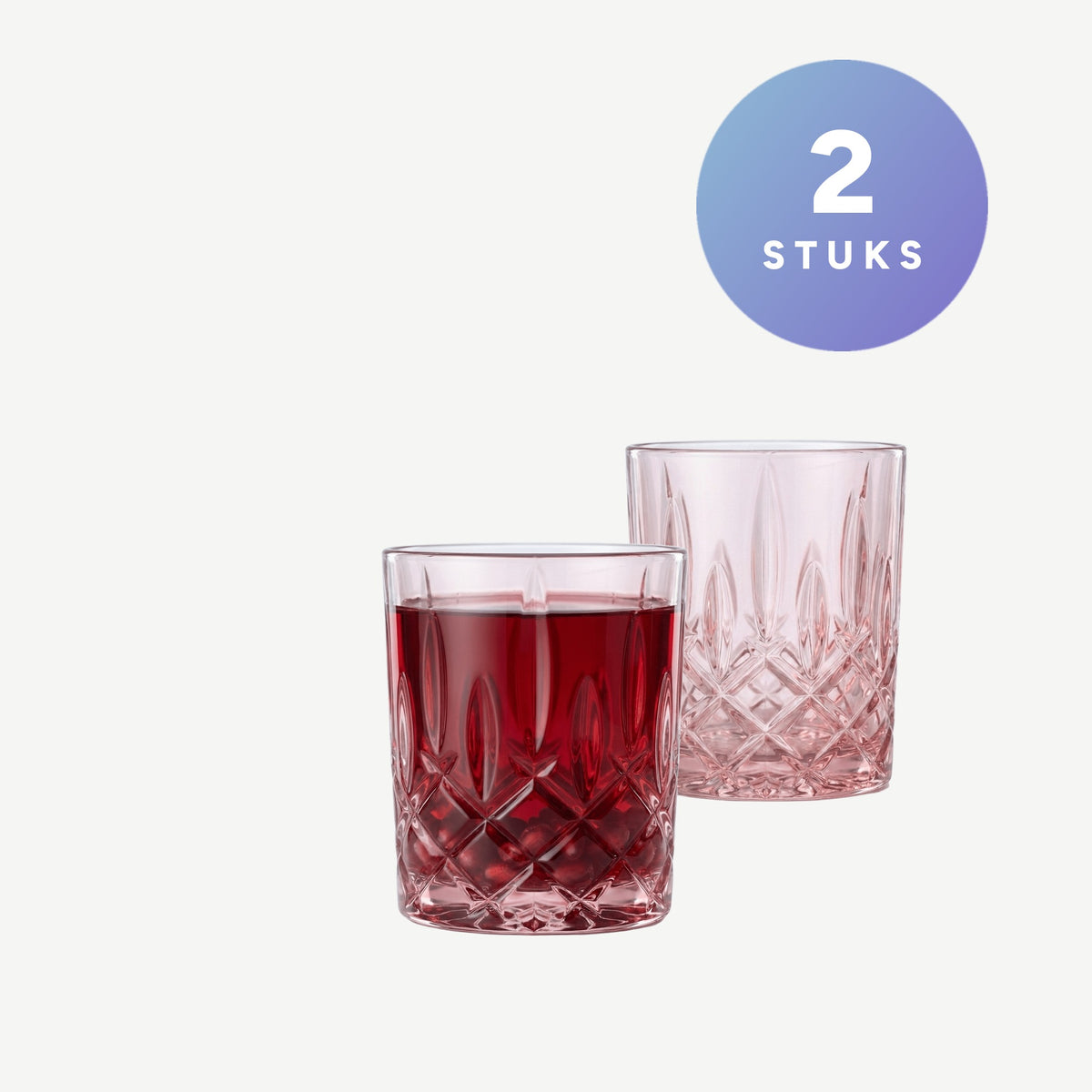 Set van 2 stuks Nachtmann Noblesse Tumbler 29,5 Cl Roze - Glazen.nl