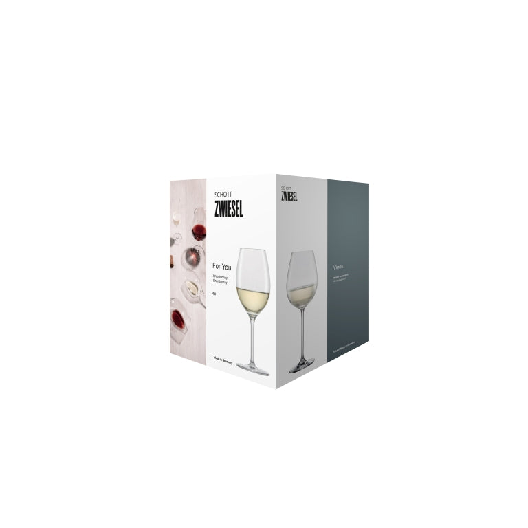 Schott Zwiesel For You Weißweinglas 36,8 Cl – 4 Stück