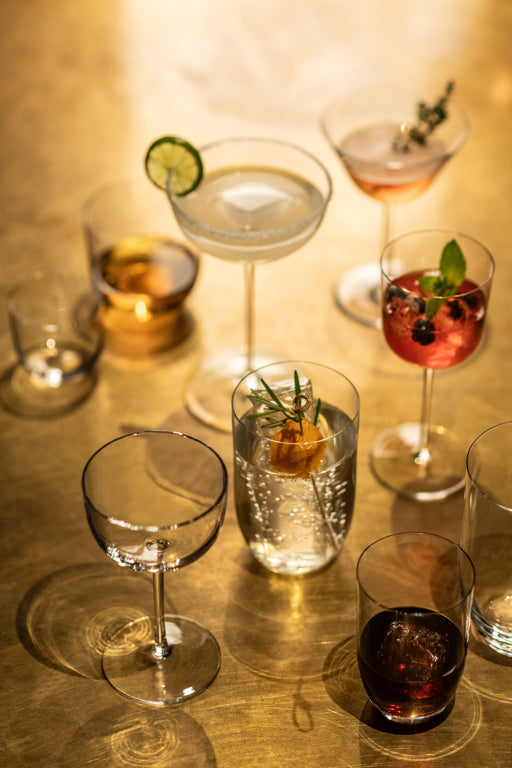 Zwiesel Glas Tone coupe à cocktail grande 24,6 Cl avec point de perlage - 4 pièces