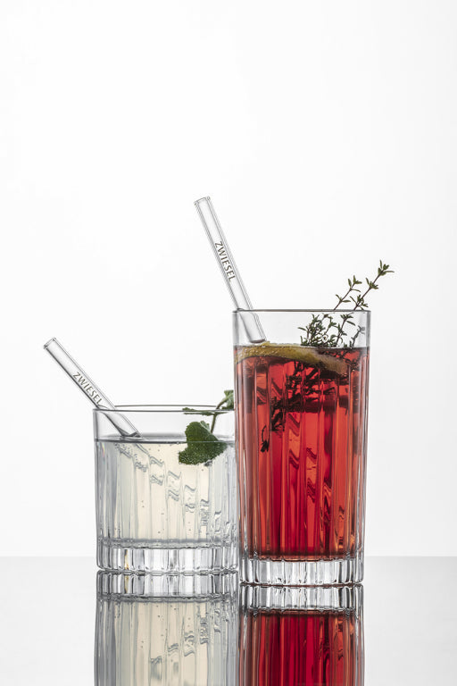 Schott Zwiesel Pailles en verre avec logo 21 Cm - 5 pièces