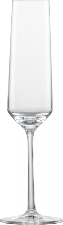 Zwiesel Glas Pure Champagnerglas 21,5 Cl mit Mousseurpunkt in Geschenkverpackung – 2 Stück