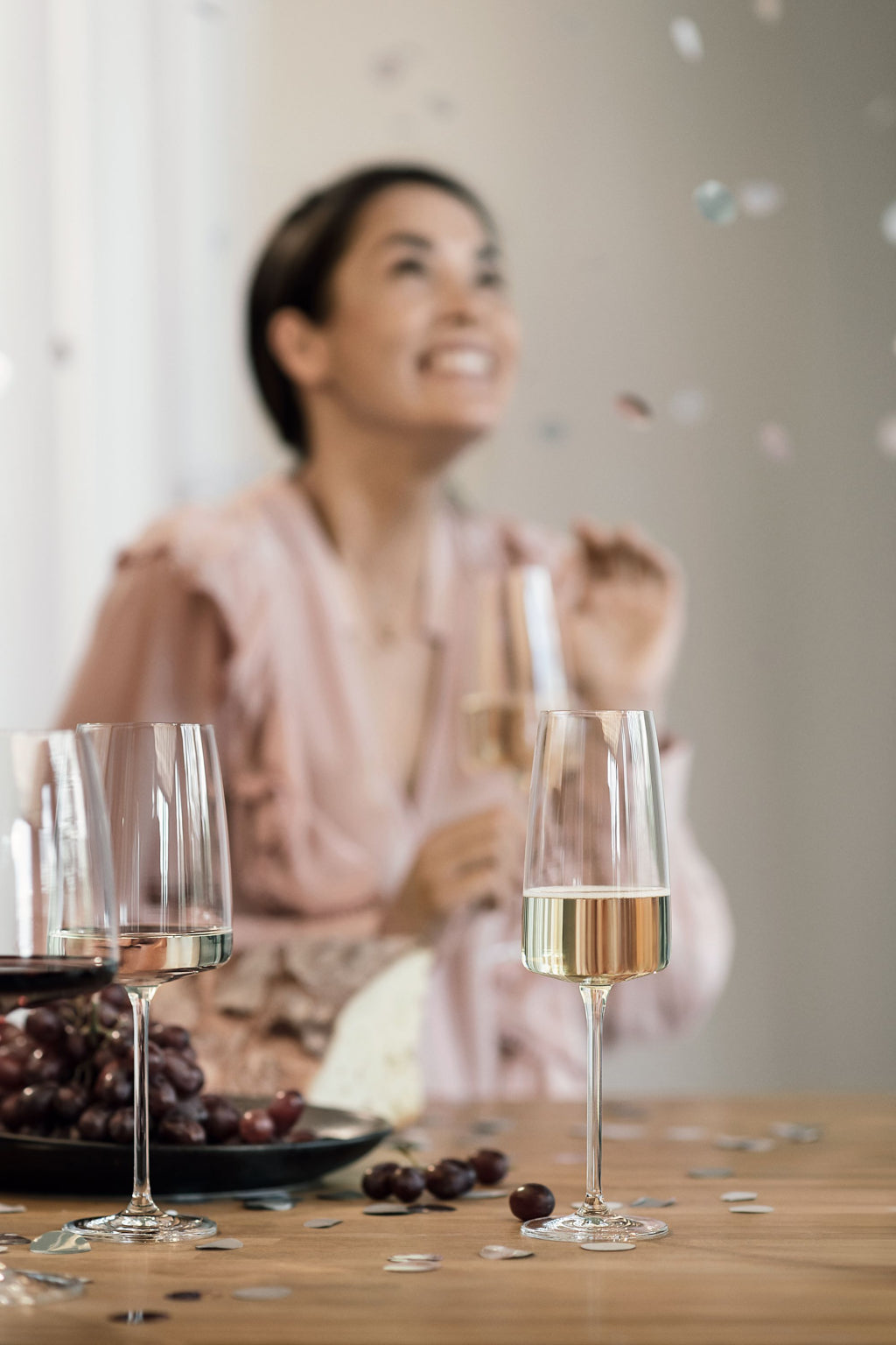 Zwiesel Glas Vivid Senses Champagnerglas Light & Fresh 38,8 Cl in Geschenkverpackung – 2 Stück