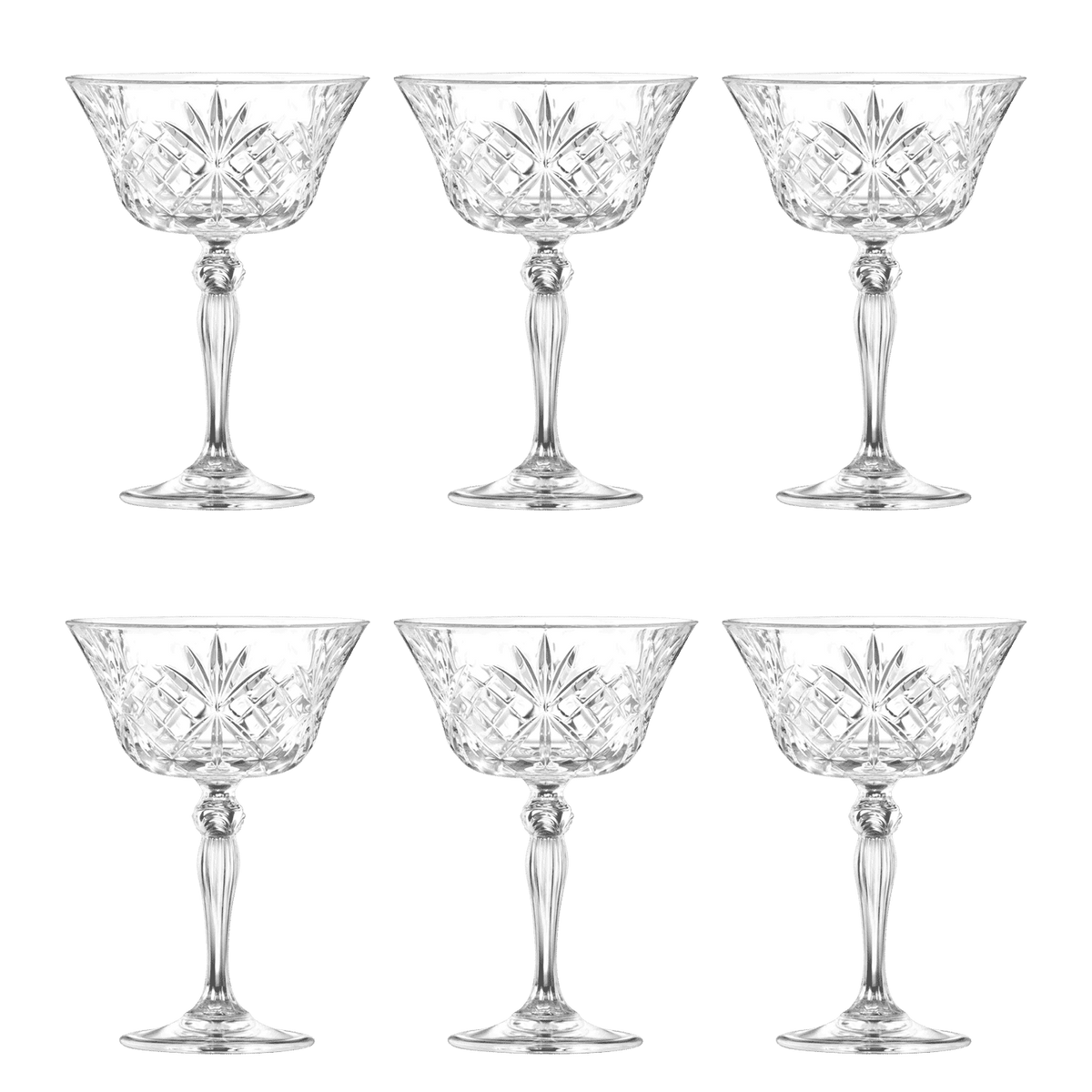 RCR Melodia Champagneglas / Coupe 26 Cl - 6 Stuks - Glazen.nl