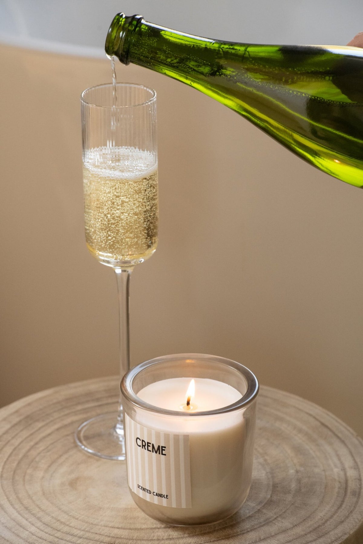 J-Line Louise Champagnerglas 18 cl, transparent