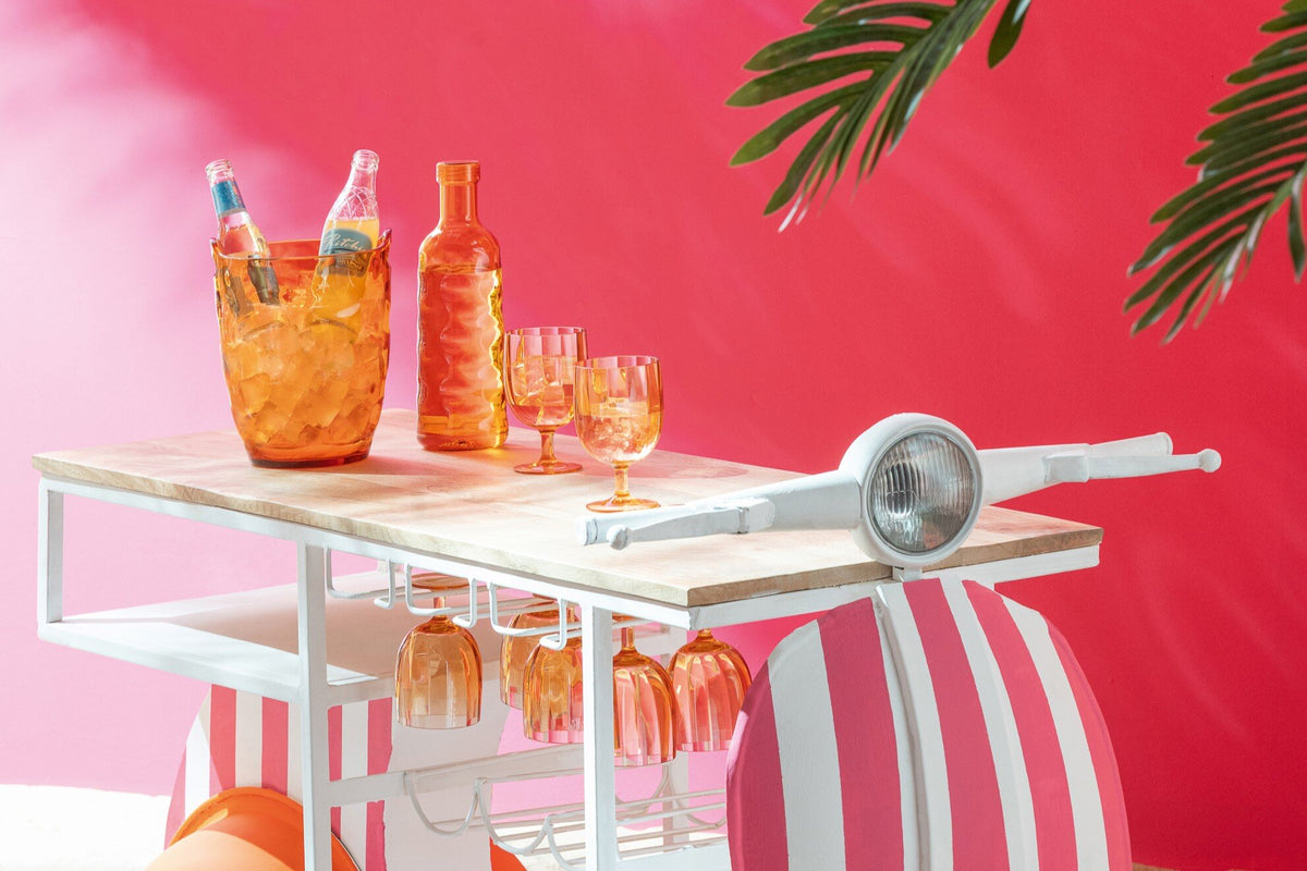 J-Line verres à vin 31 cl incassables orange – 6 pièces
