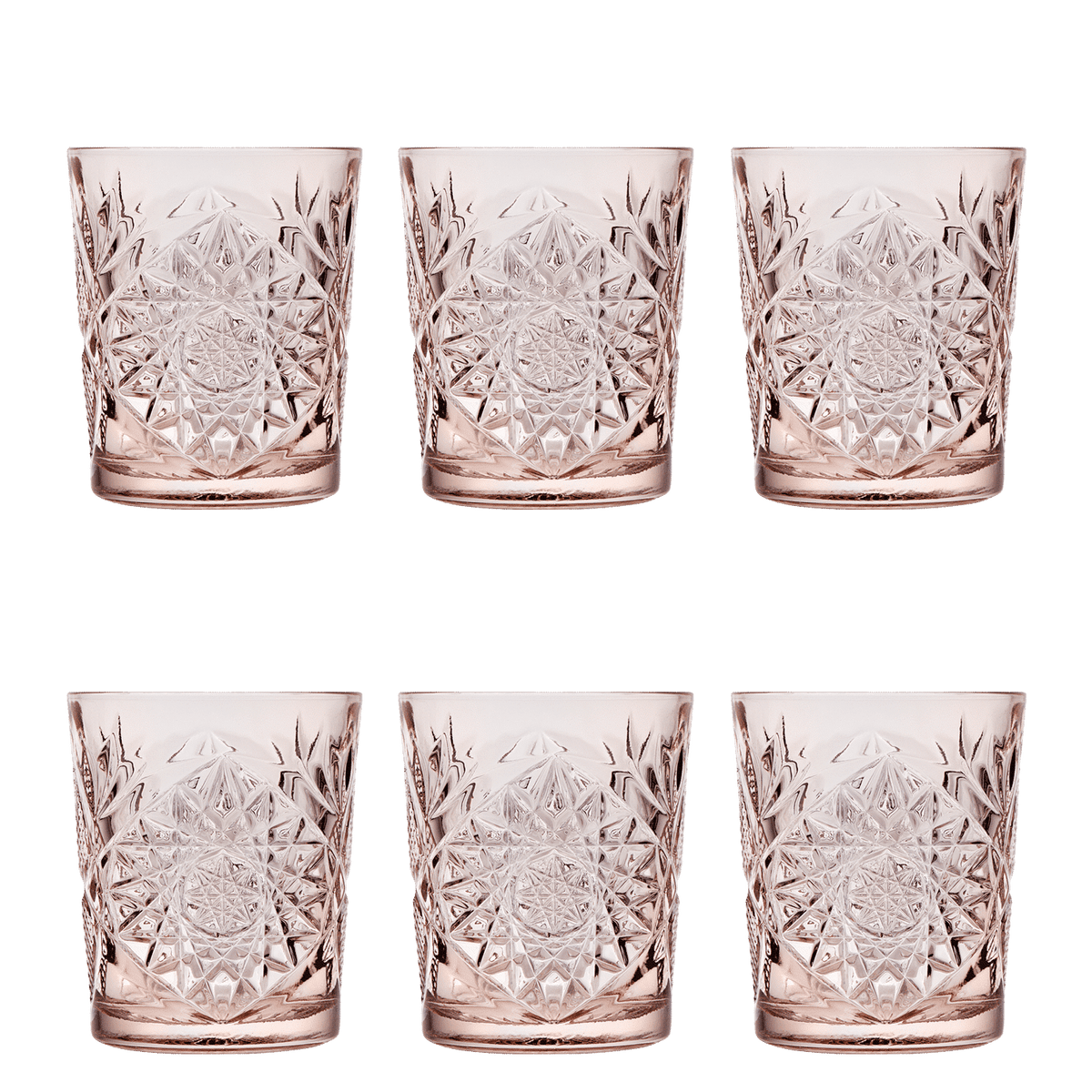 Onis Hobstar / ICON Tumbler 35 cl Licht Roze - 6 Stuks - Glazen.nl