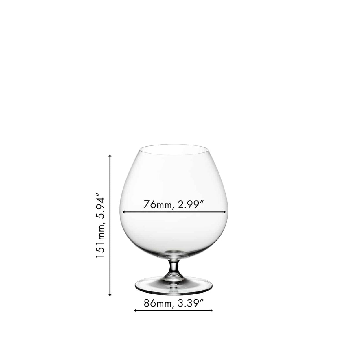 Riedel Vinum Cognagglas 88,5 Cl - 2 Stuks - Glazen.nl