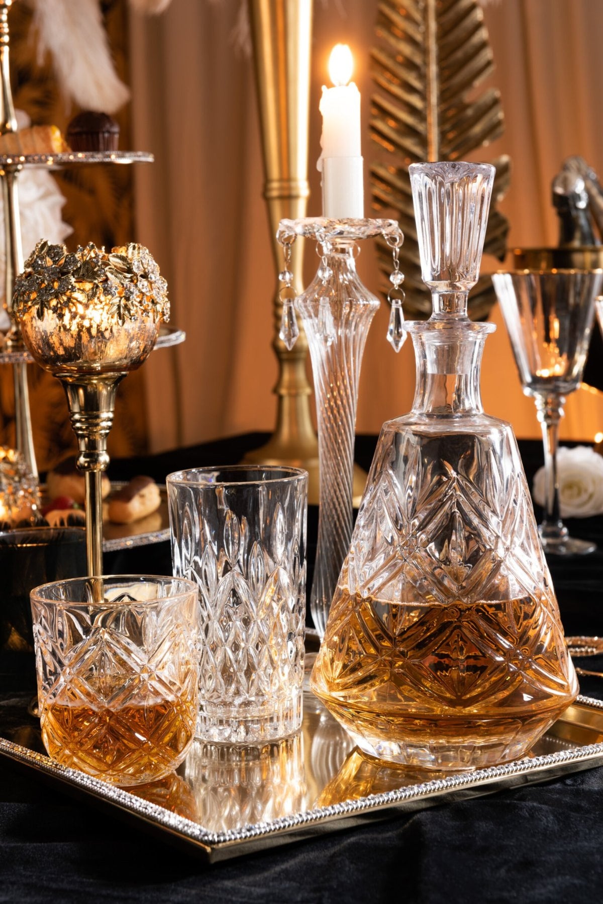 J-Line Anna-Wasserglas 35 cl, hoch, transparent