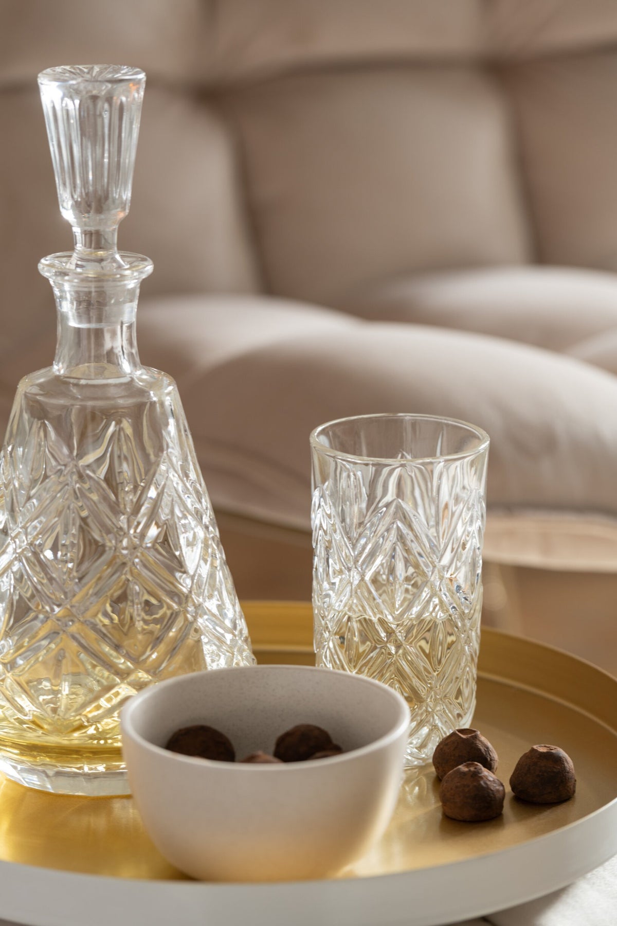 J-Line Anna-Wasserglas 35 cl, hoch, transparent