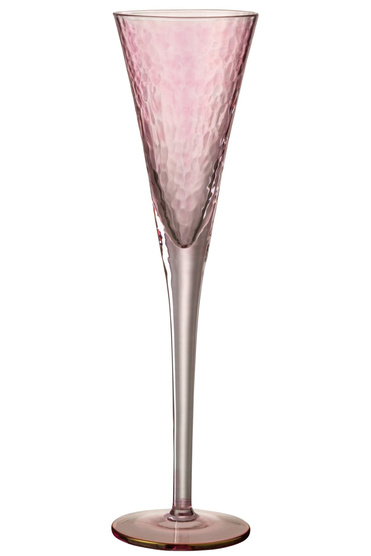 J-Line Champagnerglas 15 cl unregelmäßig Rosa