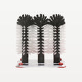 Bar Professional Set de brosses pour lave-verres en aluminium 3 pièces