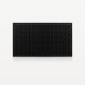 Bar Professional Tapis de bar en caoutchouc noir 15x30 Cm