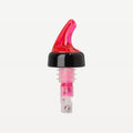Doseur de bar professionnel 3 boules avec collerette rouge, 5 cl – 2 pièces