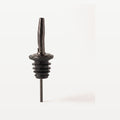 Professional Bar Free-Flow Pour Spouts, Black Stainless Steel – 6 Pieces