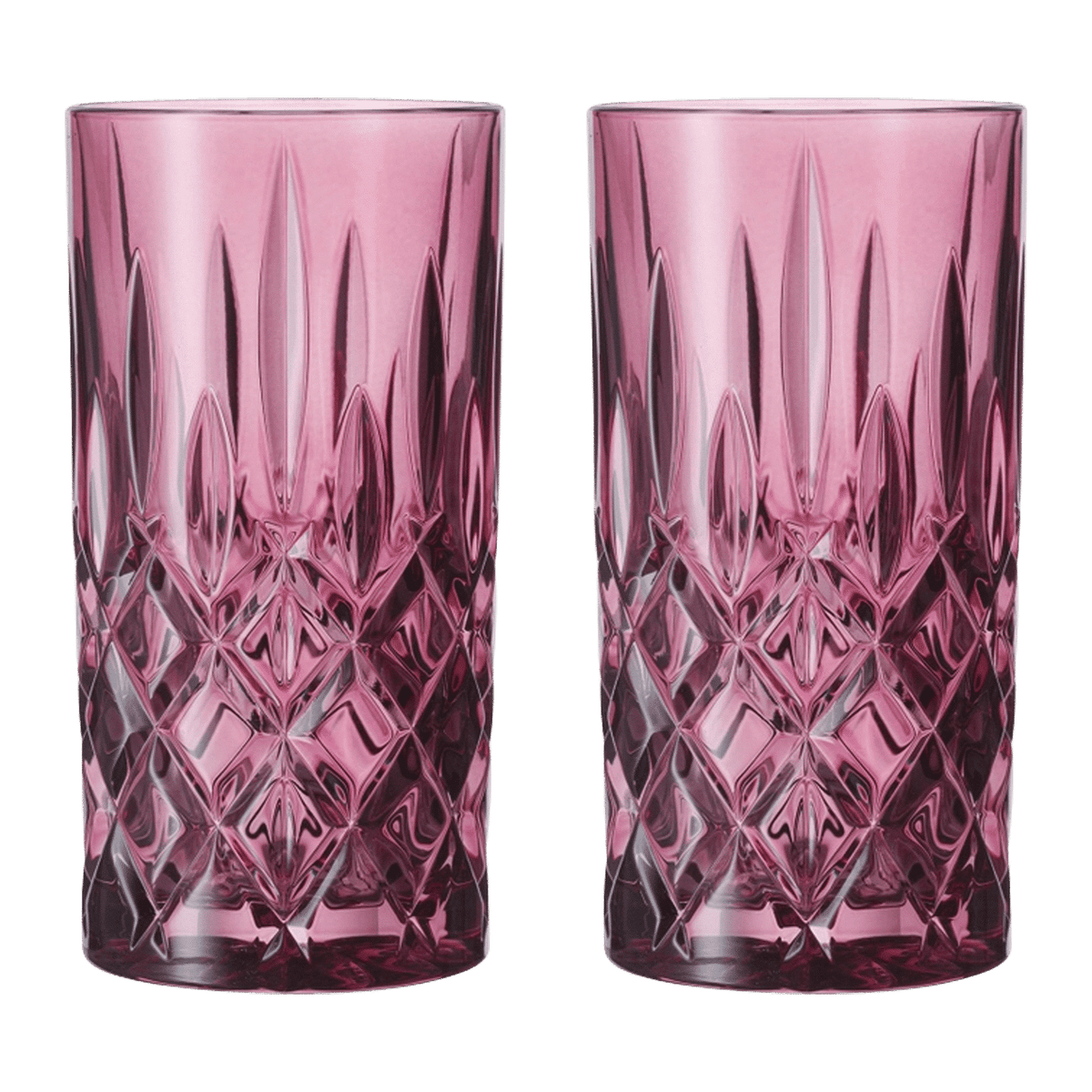 Nachtmann Noblesse Longdrinkglas 39,5 Cl Paars - 2 Stuks - Glazen.nl