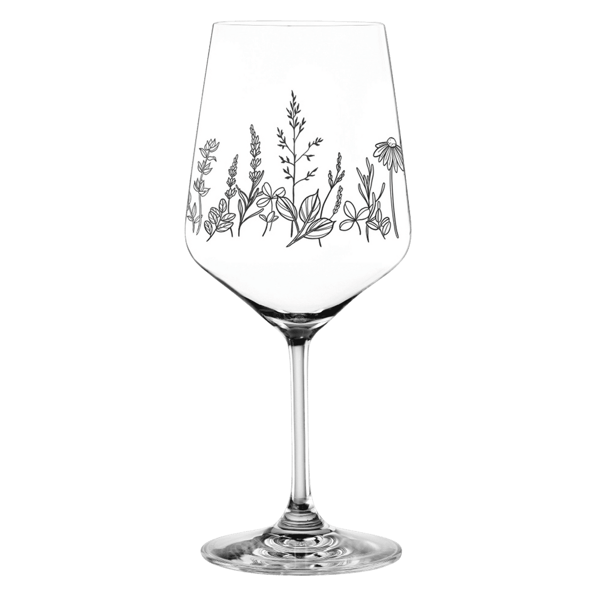 Nachtmann Tattoo Cocktailglas 63 Cl Botanical Zwart - 2 Stuks - Glazen.nl