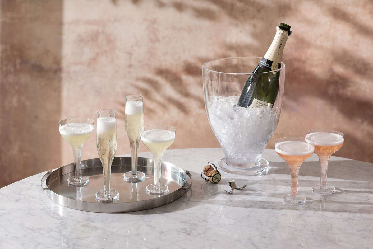 L.S.A. Verre à champagne Epoque 17 Cl - 2 pièces