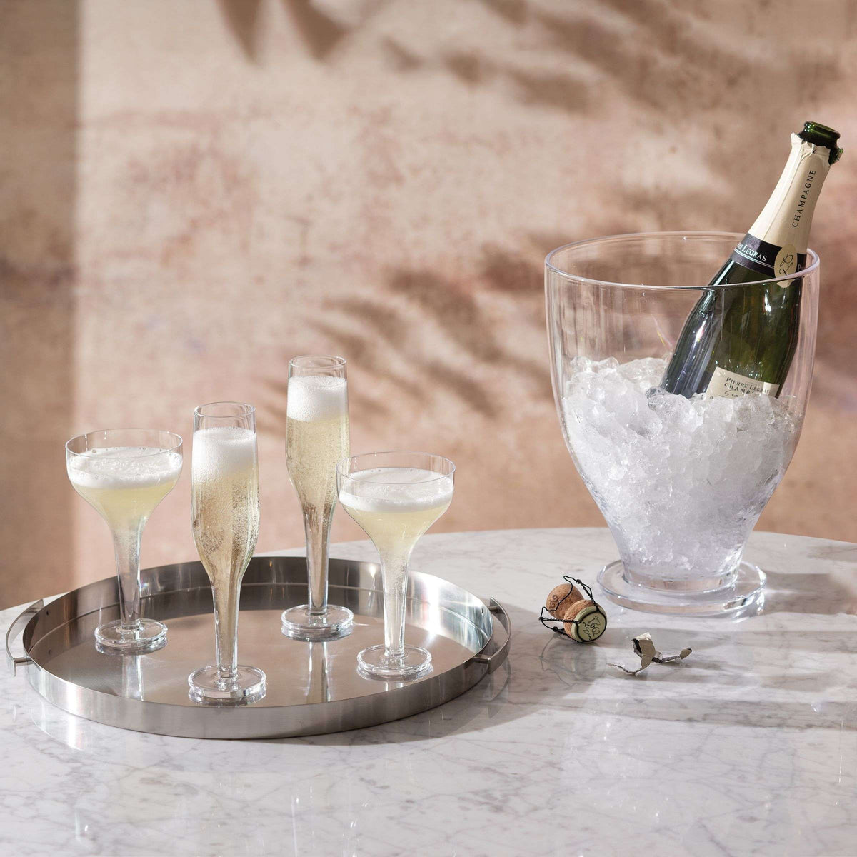 L.S.A. Verre à champagne Epoque 17 Cl - 2 pièces