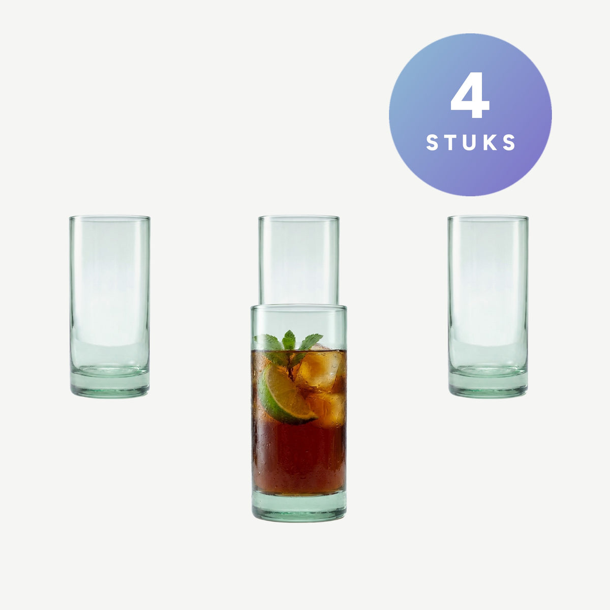 Set van 4 stuks L.S.A. Canopy Longdrinkglas 35 Cl - Glazen.nl