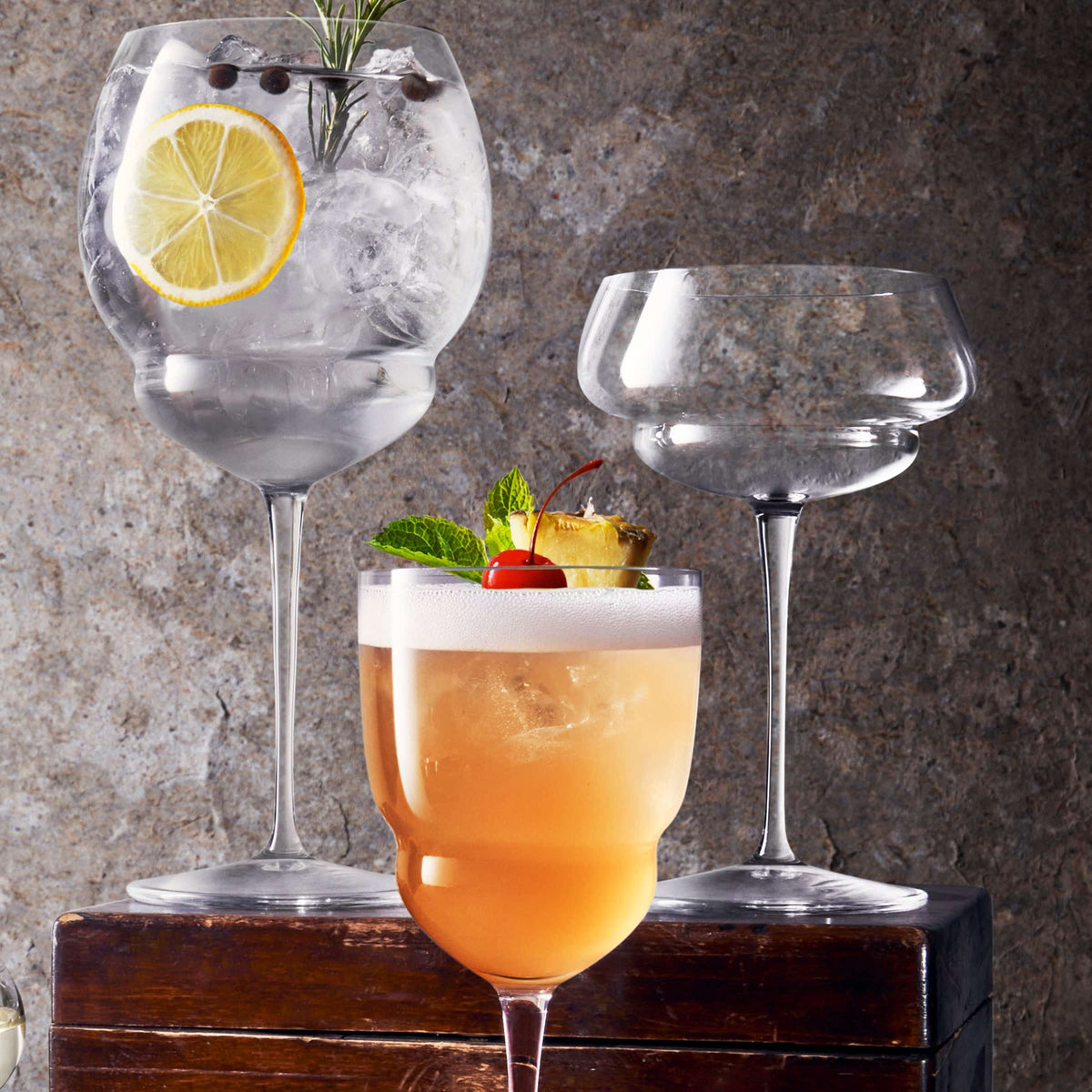 Luigi Bormioli Backdoor 20'S Cocktailglas 32 Cl Barracuda - 6 Stuks - Glazen.nl
