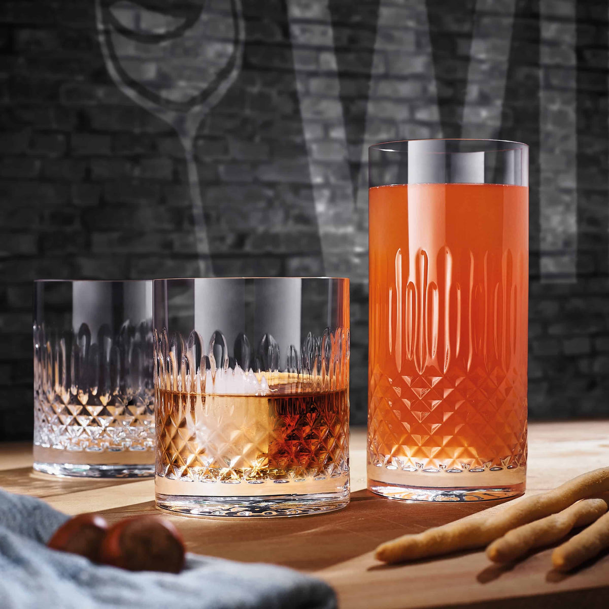 Luigi Bormioli Diamante Longdrinkglas Fh 48 Cl - 4 Stuks - Glazen.nl