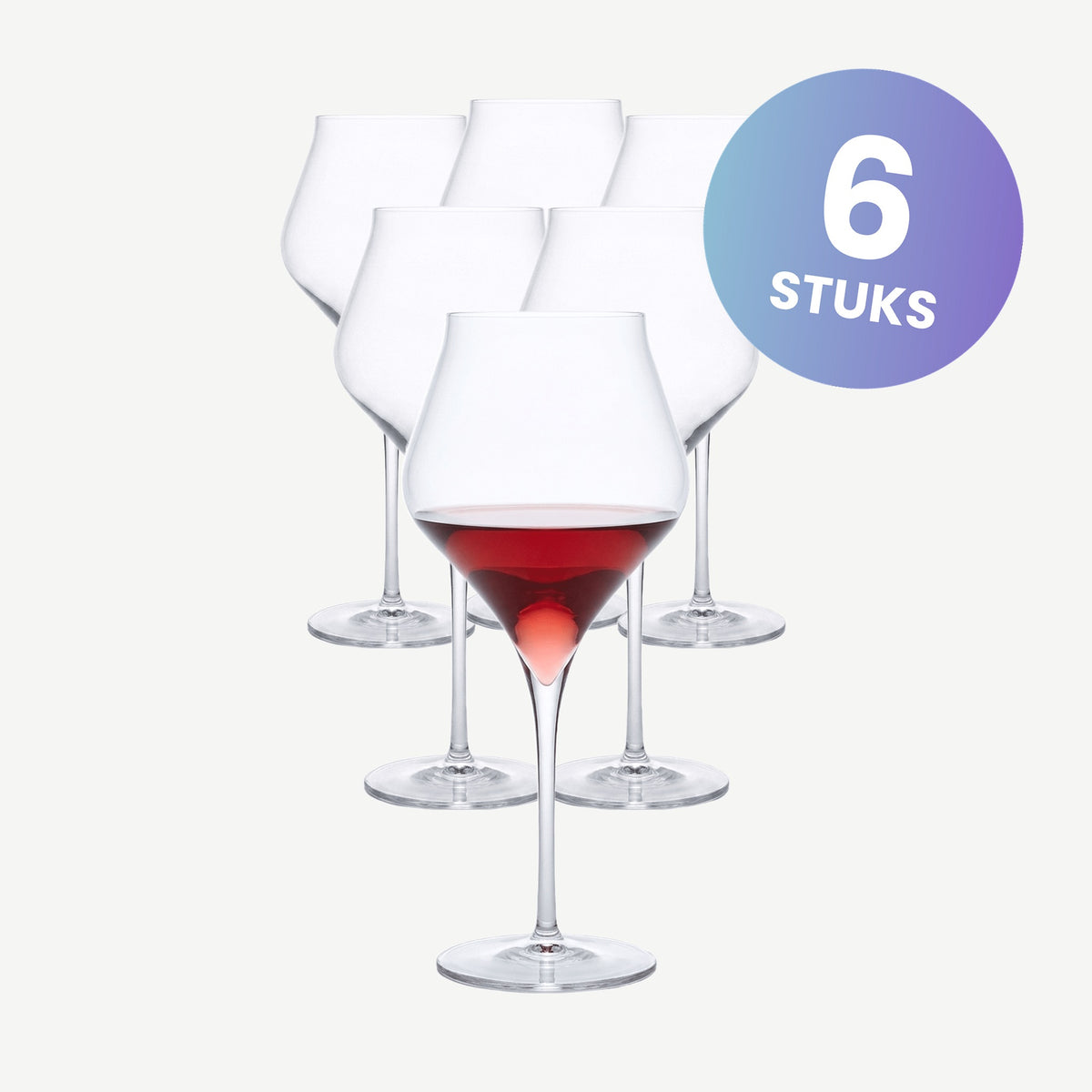 Luigi Bormioli Supremo Wijnglas Burgundy 65 Cl  - set van 6 glazen
